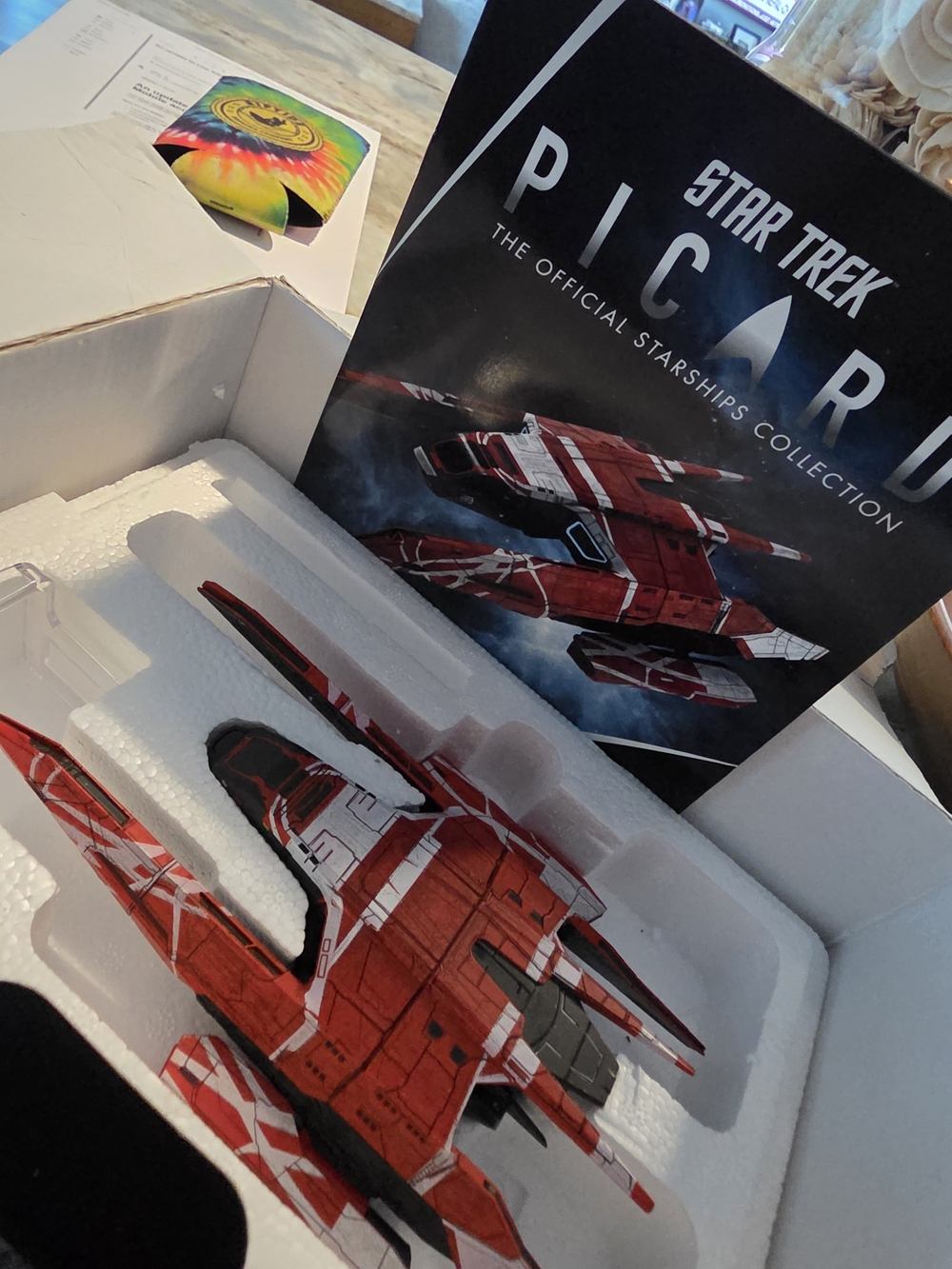Star Trek Picard Red Starship Collectible - Officially Licensed